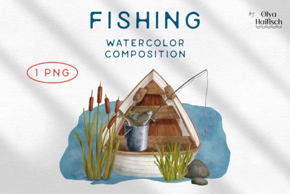 Download Watercolor Fishing Boat PNG Clipart - Fishing boat Collection