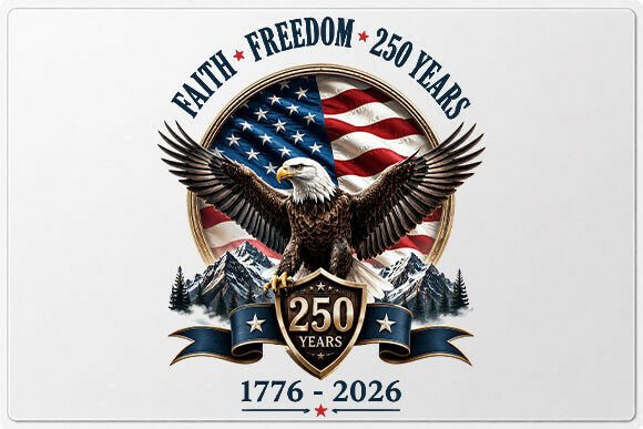 Download Patriotic Eagle 250 Years PNG - Eagle Collection