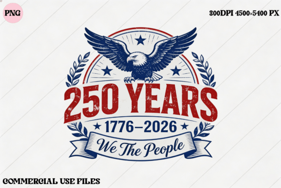 Download USA 250 Years We the People Eagle Design - Eagle Collection