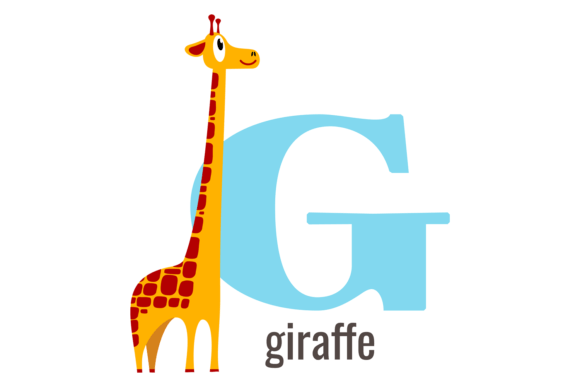 Download G for Giraffe Card. English Vocabulary a - English vocabulary Collection