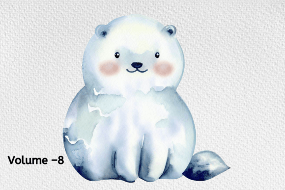 Download Watercolor Arctic Animals Clipart - Premium Bundle