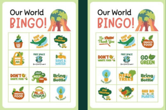Download Green Earth Day Bingo English Vocabulary - English vocabulary Collection